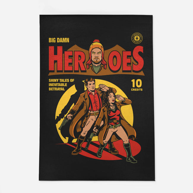 Heroes Comic-none outdoor rug-harebrained