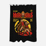 Heroes Comic-none polyester shower curtain-harebrained