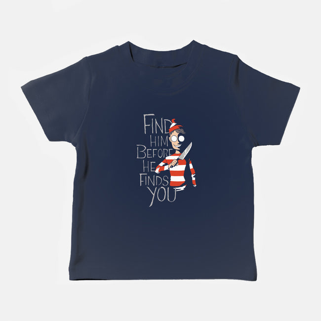 Hiding in the Dark-baby basic tee-DoOomcat