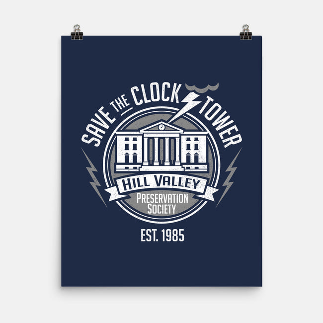 Hill Valley Preservation Society-none matte poster-DeepFriedArt