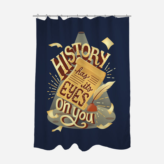 History-none polyester shower curtain-risarodil