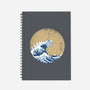 Hokusai Gojira-none dot grid notebook-Mdk7