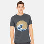 Hokusai Gojira-mens heavyweight tee-Mdk7