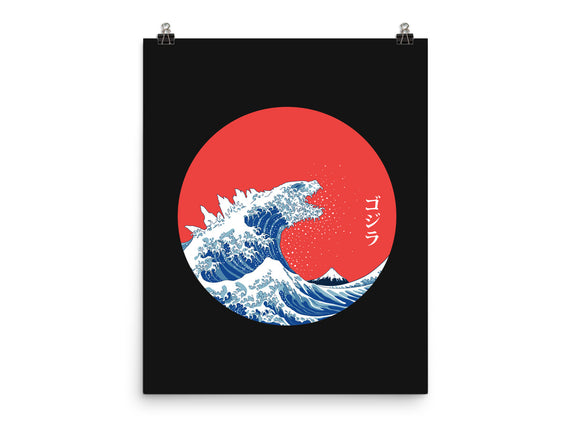 Hokusai Gojira-Variant