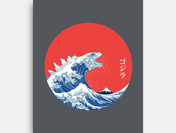 Hokusai Gojira-Variant