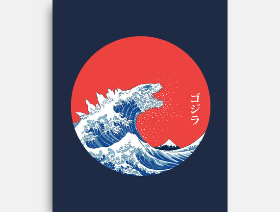 Hokusai Gojira-Variant