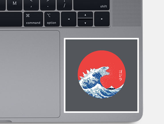Hokusai Gojira-Variant