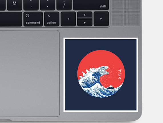 Hokusai Gojira-Variant