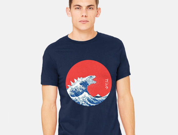 Hokusai Gojira-Variant