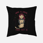 Home Is Where Your Cat Is-none removable cover throw pillow-tobefonseca