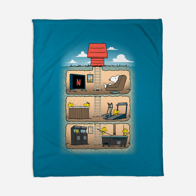 Home Sweet Home-none fleece blanket-trheewood