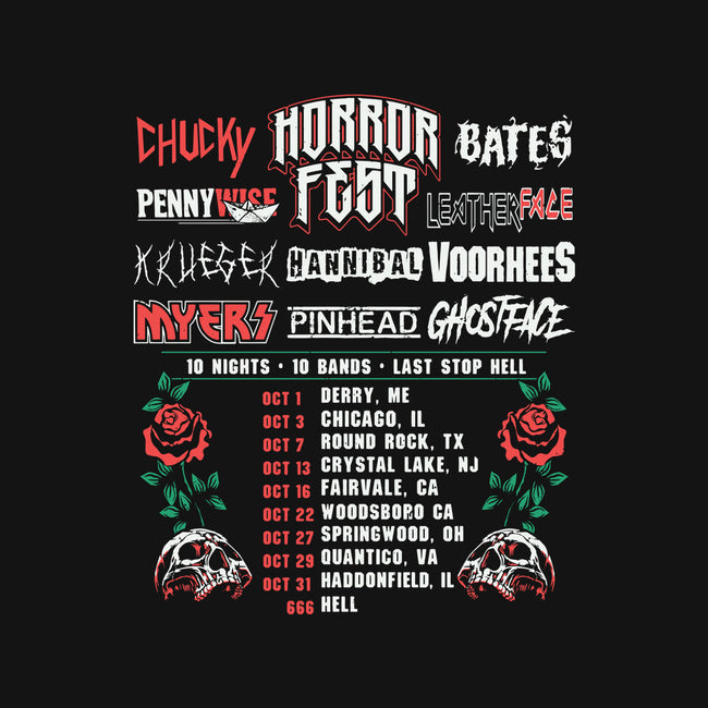 Horror Fest-none stretched canvas-CoD Designs