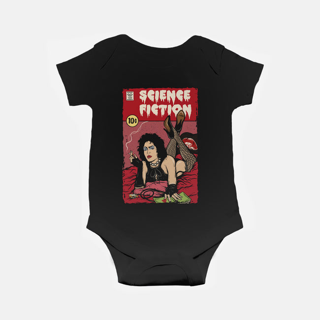 Horror Fiction-baby basic onesie-Green Devil