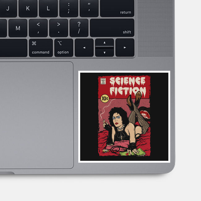 Horror Fiction-none glossy sticker-Green Devil