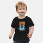 Hot and Cold Card-baby basic tee-Coinbox Tees