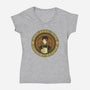 Hot Leaf Juice-womens v-neck tee-KatHaynes