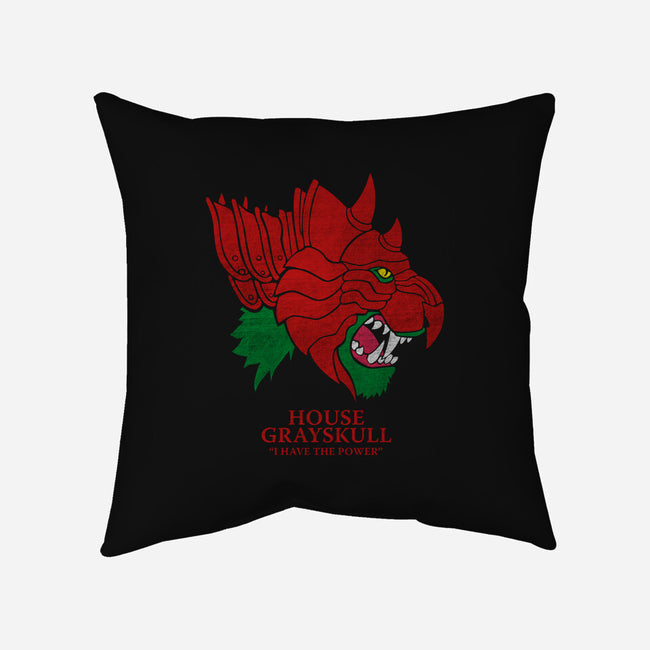 House Grayskull-none removable cover w insert throw pillow-Melonseta