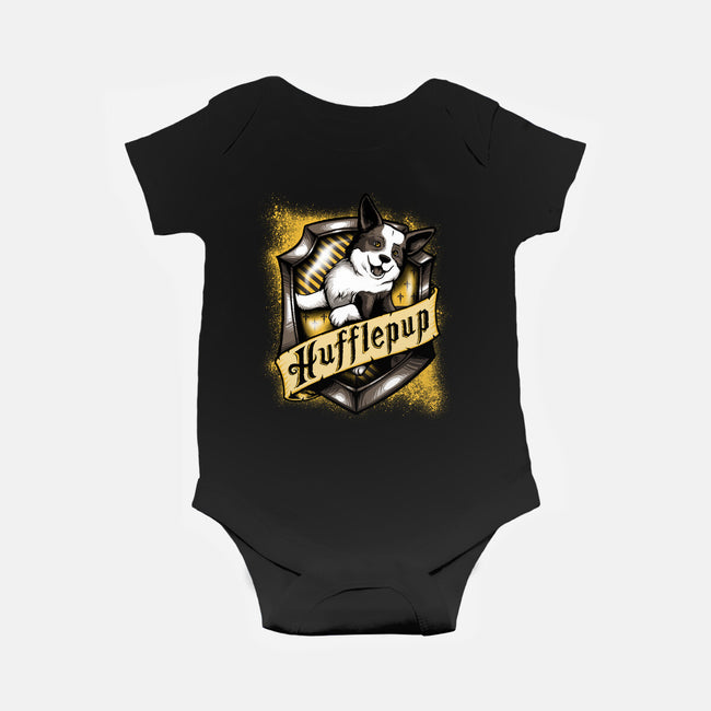 House Hufflepup-baby basic onesie-DauntlessDS