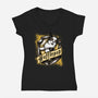 House Hufflepup-womens v-neck tee-DauntlessDS