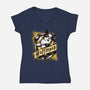 House Hufflepup-womens v-neck tee-DauntlessDS