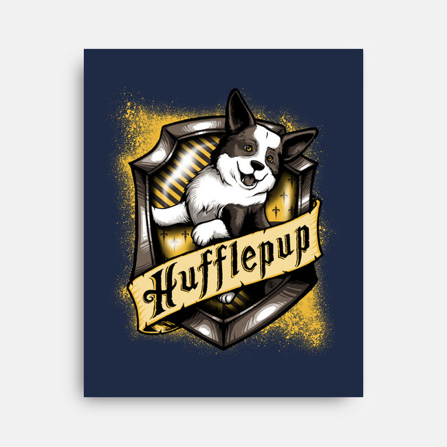 House Hufflepup-none stretched canvas-DauntlessDS