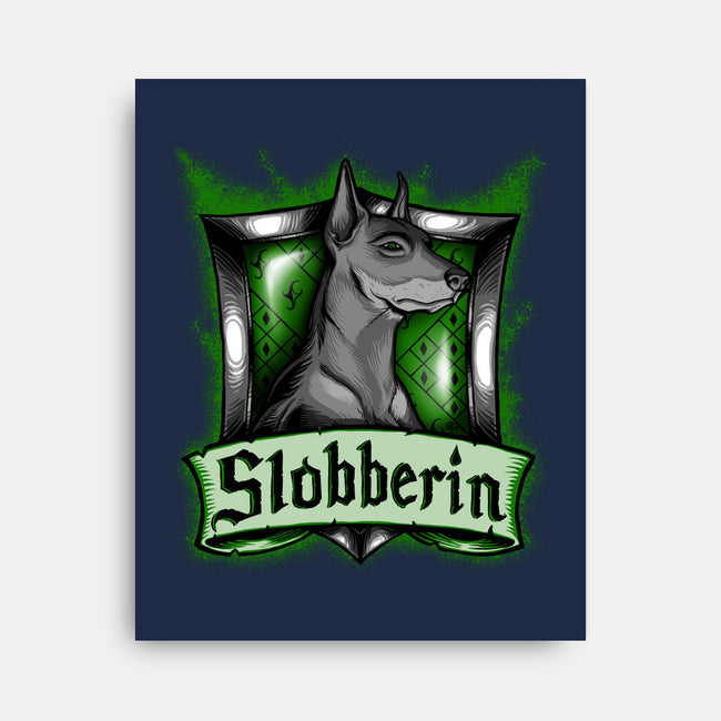 House Slobberin-none stretched canvas-DauntlessDS