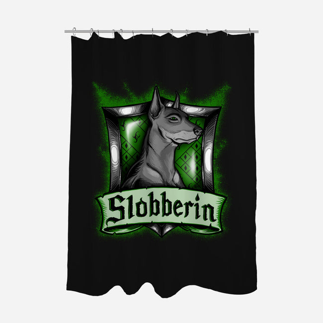 House Slobberin-none polyester shower curtain-DauntlessDS
