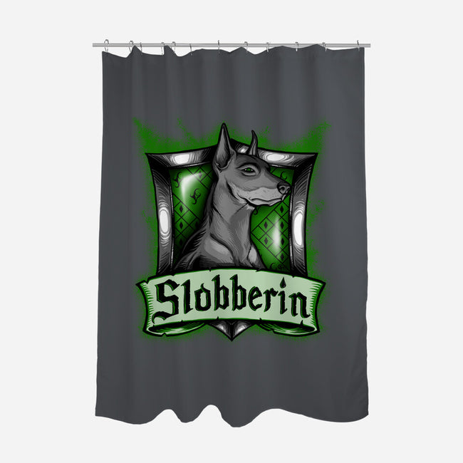House Slobberin-none polyester shower curtain-DauntlessDS