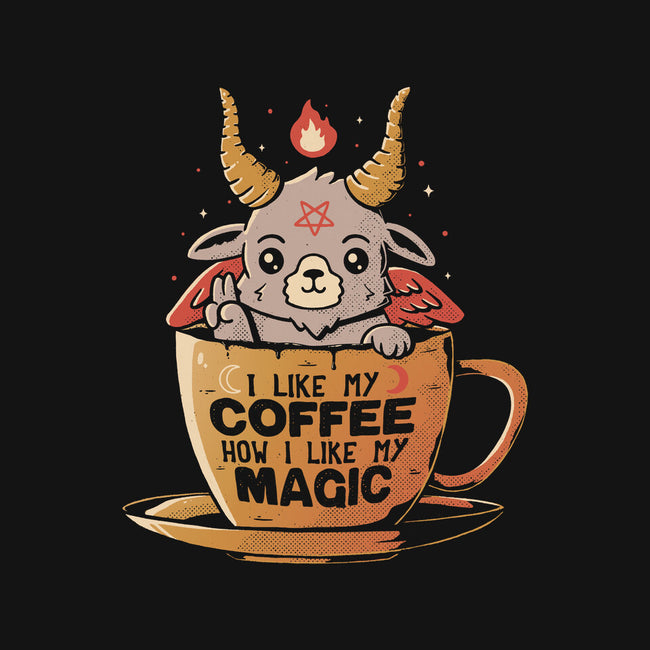 How I Like My Coffee-none glossy sticker-eduely
