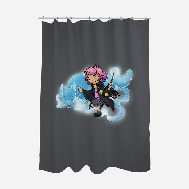 Howling Guardian-none polyester shower curtain-DoOomcat