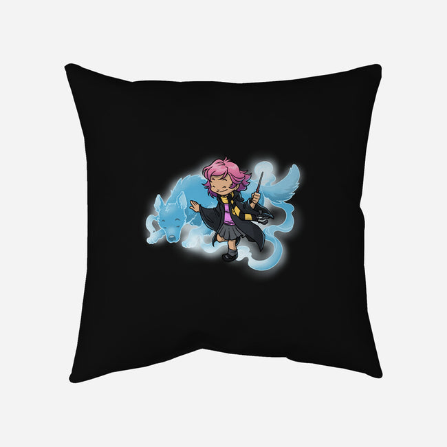 Howling Guardian-none removable cover w insert throw pillow-DoOomcat