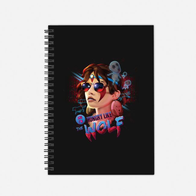 Hungry Like the Wolf-none dot grid notebook-RockyDavies