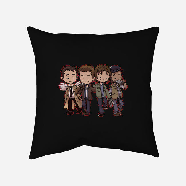 Hunter Buddies-none removable cover throw pillow-DoOomcat