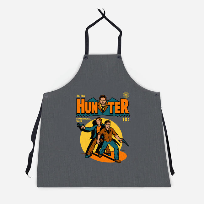 Hunter Comic-unisex kitchen apron-harebrained