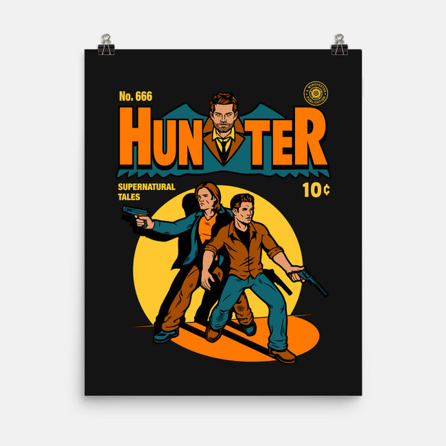 Hunter Comic-none matte poster-harebrained