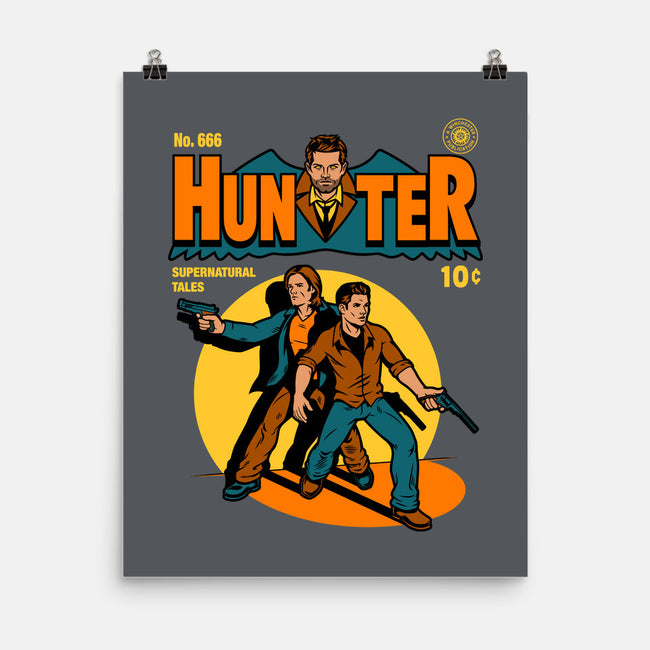 Hunter Comic-none matte poster-harebrained