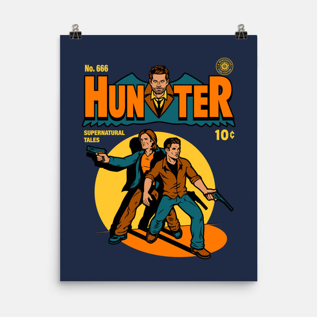 Hunter Comic-none matte poster-harebrained