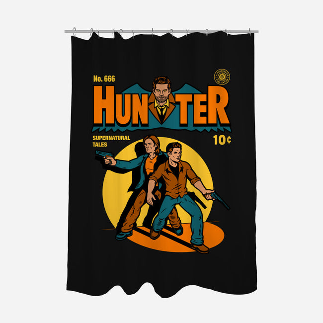 Hunter Comic-none polyester shower curtain-harebrained
