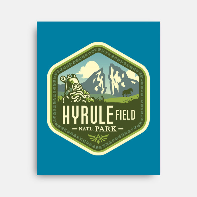 Hyrule Field National Park-none stretched canvas-chocopants