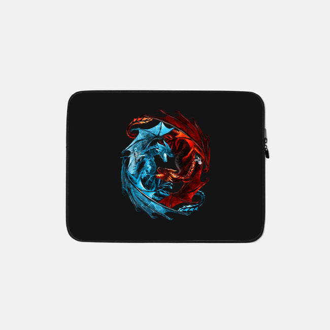 Game of Dragons-none zippered laptop sleeve-alemaglia