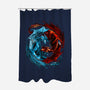 Game of Dragons-none polyester shower curtain-alemaglia
