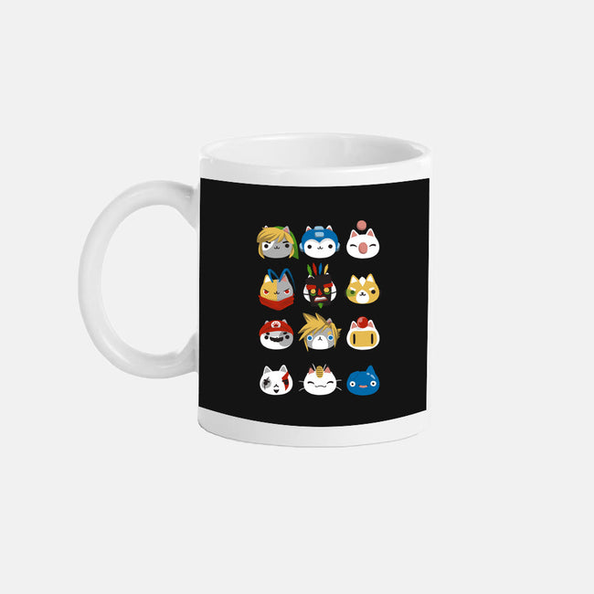 Gamer Cats-none glossy mug-BlancaVidal