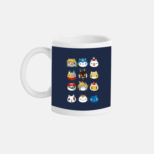 Gamer Cats-none glossy mug-BlancaVidal