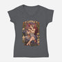 Gamer Nouveau-womens v-neck tee-MedusaD