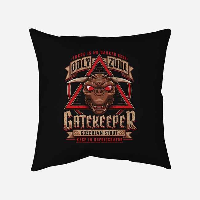 Gatekeeper Gozerian Stout-none removable cover w insert throw pillow-adho1982