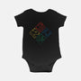 Geometric Houses-baby basic onesie-theteenosaur