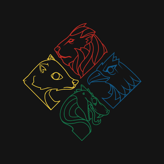 Geometric Houses-none fleece blanket-theteenosaur