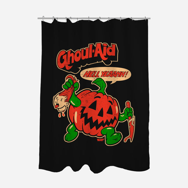 GHOOOUL-AID-none polyester shower curtain-BeastPop