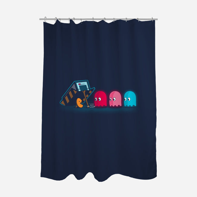 Ghost Trap-none polyester shower curtain-Naolito
