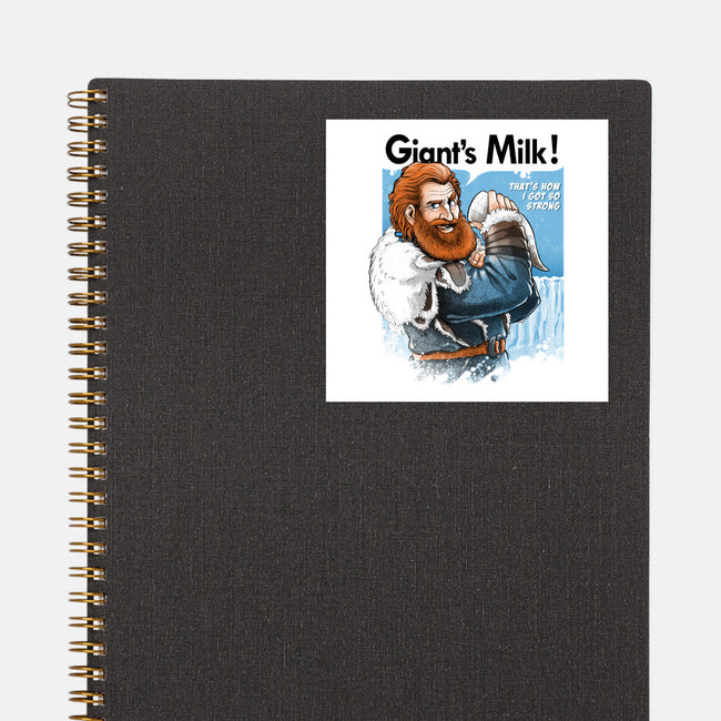 Giant's Milk!-none glossy sticker-alemaglia